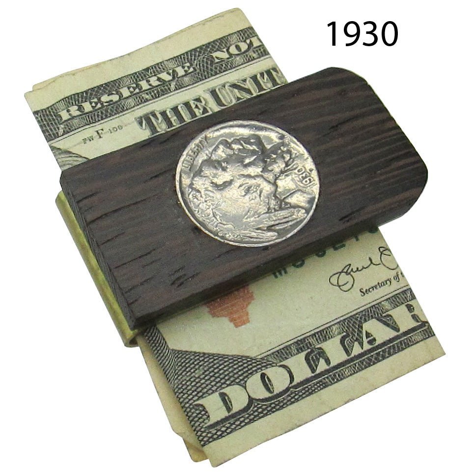 Money Clip, Native American, Indian Head Nickel