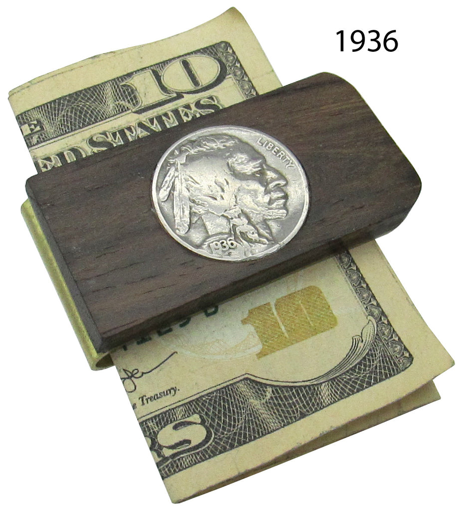 Money Clip, Native American, Indian Head Nickel