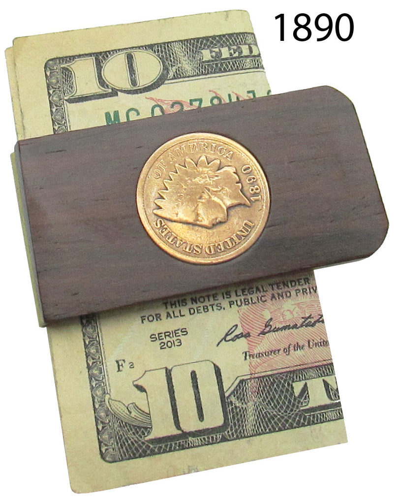 Money Clip, Native American, Indian Head Penny