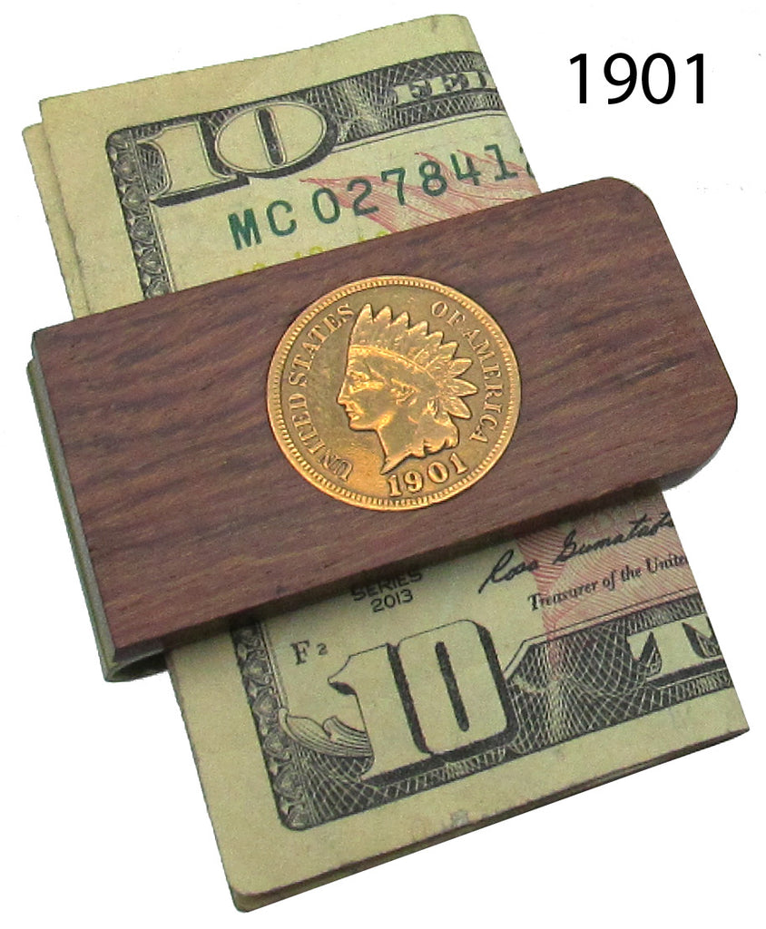 Money Clip, Native American, Indian Head Penny