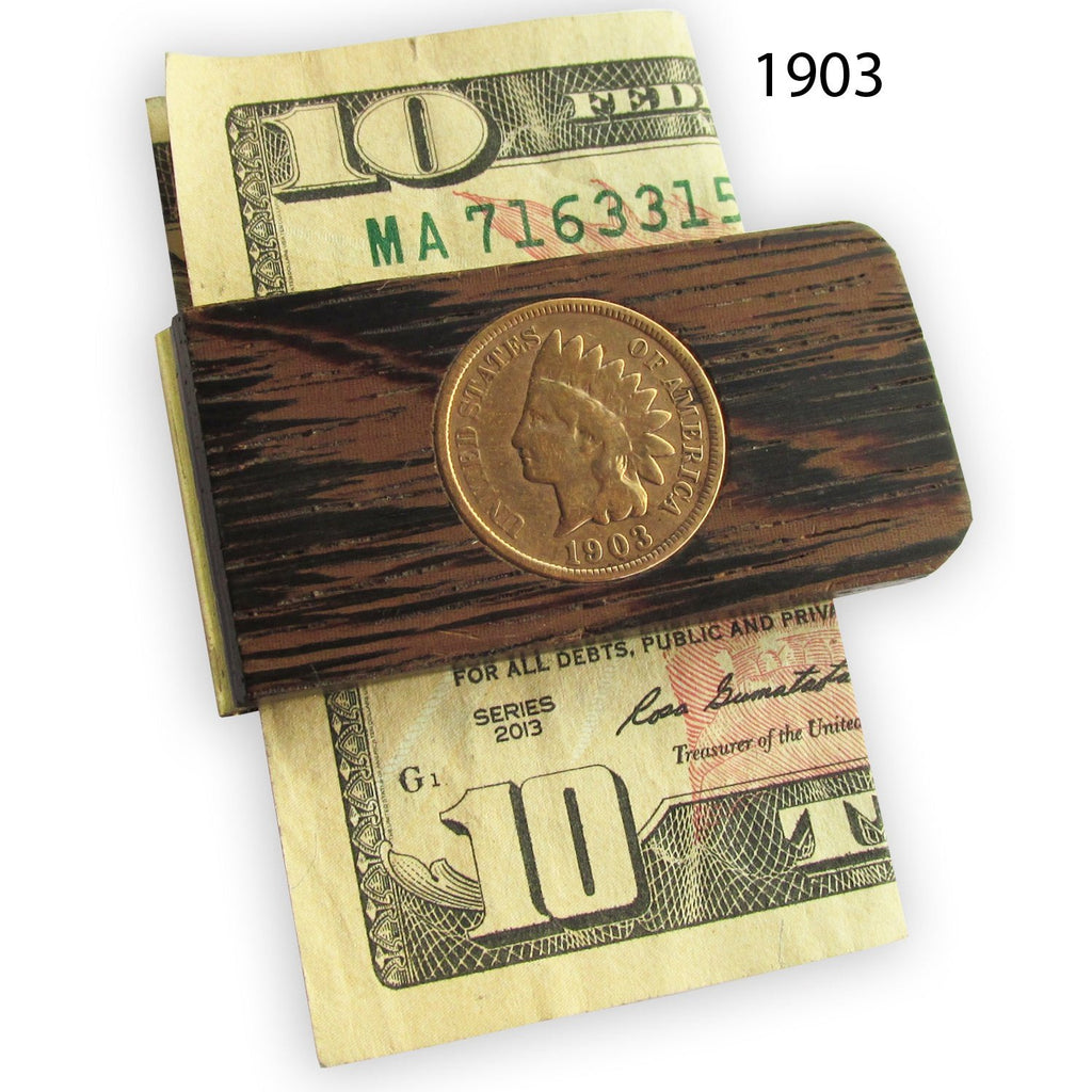Money Clip, Native American, Indian Head Penny