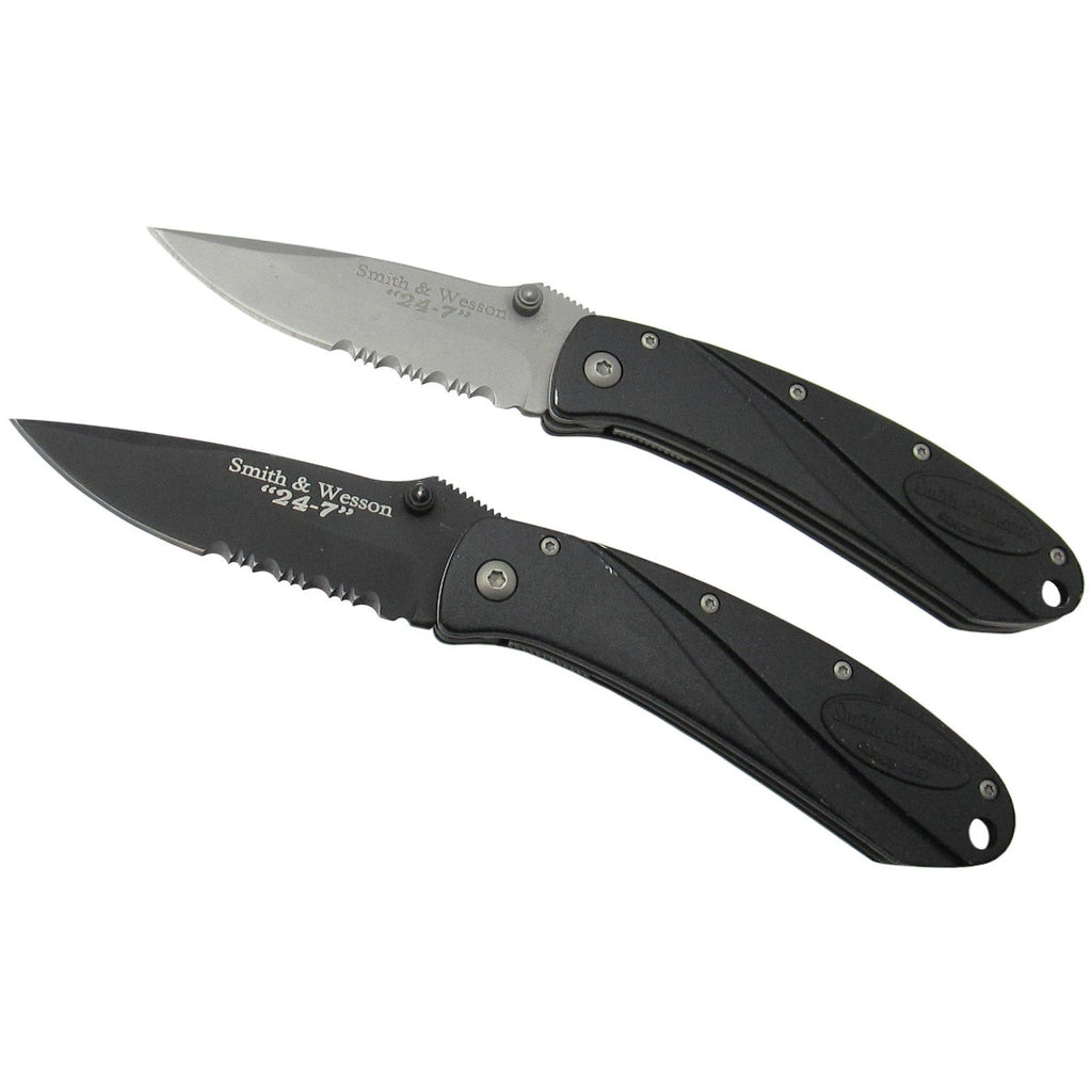 Smith Wesson SW Silver Black pc Set
