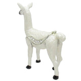 Llama Jeweled Trinket Box Austrian Crystals