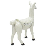 Llama Jeweled Trinket Box Austrian Crystals