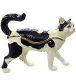 Cat Hinged Trinket Box