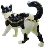 Cat Hinged Trinket Box