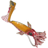 Squid Jeweled Trinket Box Austrian Crystals