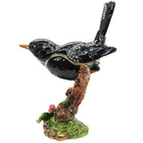 Raven Jeweled Trinket Box Austrian Crystals