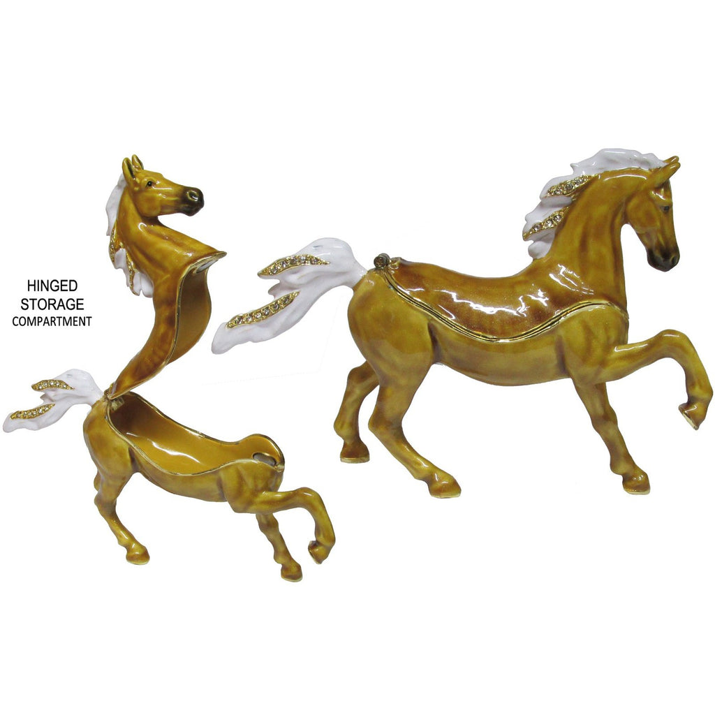 Arabian Horse Jeweled Trinket Box | CMG Gifts & Collectibles
