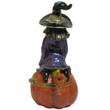 Witch Jeweled Trinket Box Austrian Crystals