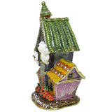 Haunted House Jeweled Trinket Box Austrian Crystals