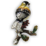 Chickadee Jeweled Trinket Box Austrian Crystals