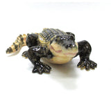 Alligator Jeweled Trinket Box Austrian Crystals,