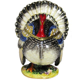 Turkey Jeweled Trinket Box Austrian Crystals