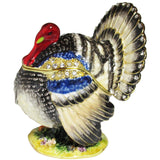 Turkey Jeweled Trinket Box Austrian Crystals