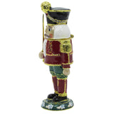 Nutcracker Jeweled Trinket Box Austrian Crystals