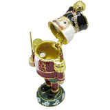 Nutcracker Jeweled Trinket Box Austrian Crystals