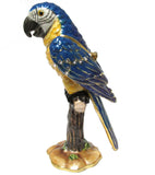 Parrot Jeweled Trinket Box Austrian Crystals