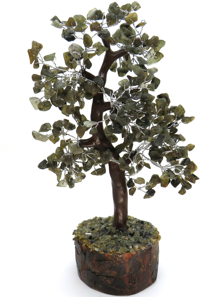Gemstone & Wire Tree 8", Labradorite