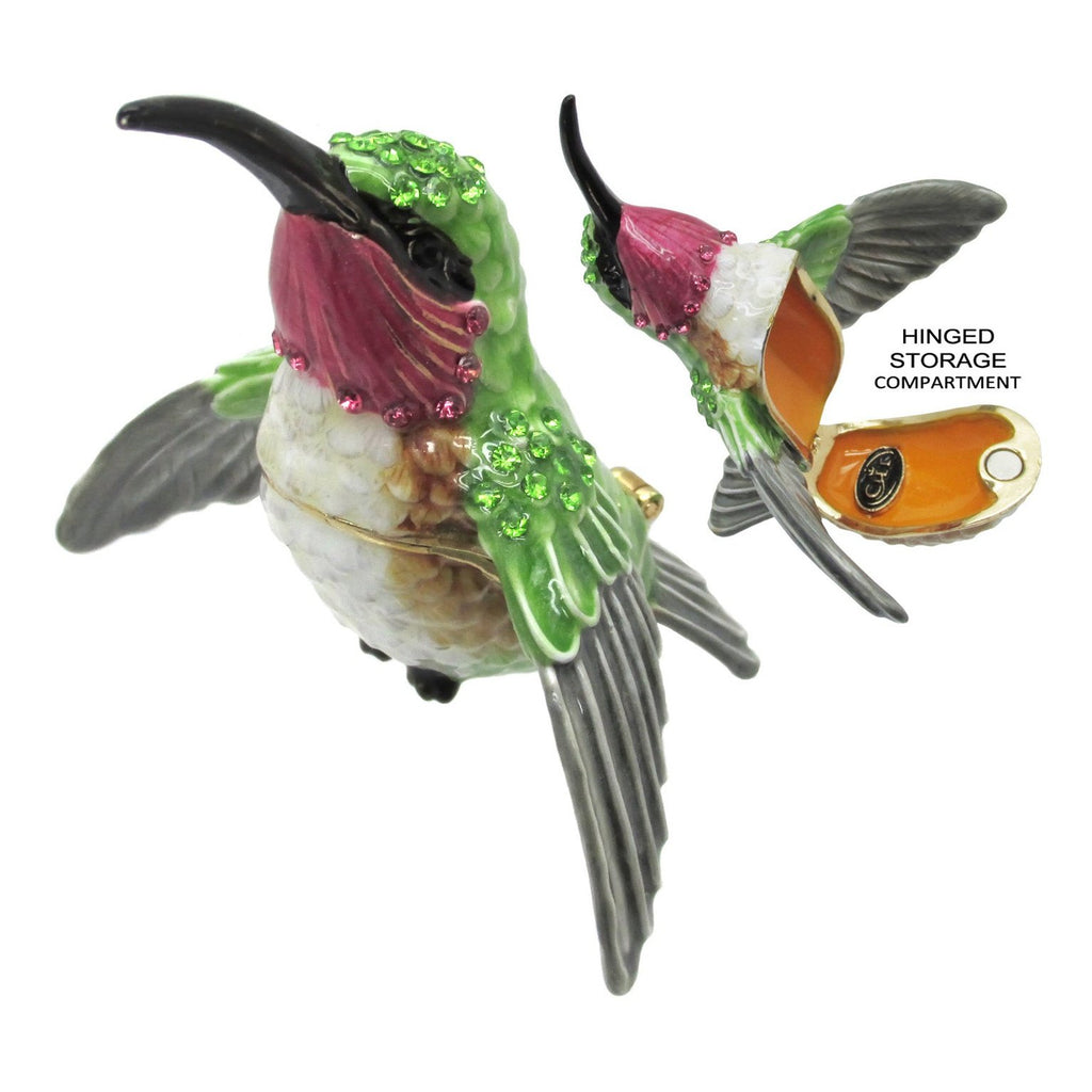 Baby Hummingbird Jeweled Trinket Box | CMG Gifts & Collectibles