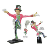 Mad Hatter Jeweled Trinket Box Austrian Crystals