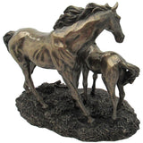 Bronze Sculpture, Mare Foal