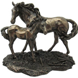 Bronze Sculpture, Mare Foal