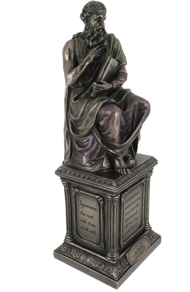 Cold Cast Bronze Sculpture, Plato