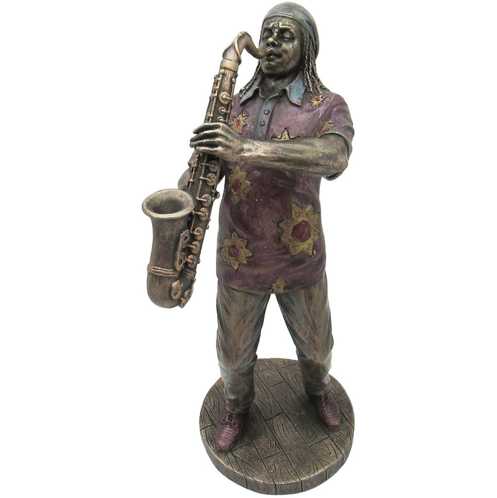 Jazz Band Bronze Sculpture, Saxaphonist