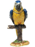 Parrot Jeweled Trinket Box Austrian Crystals