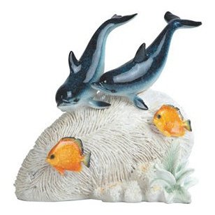 Dolphin Pair Coral Fish