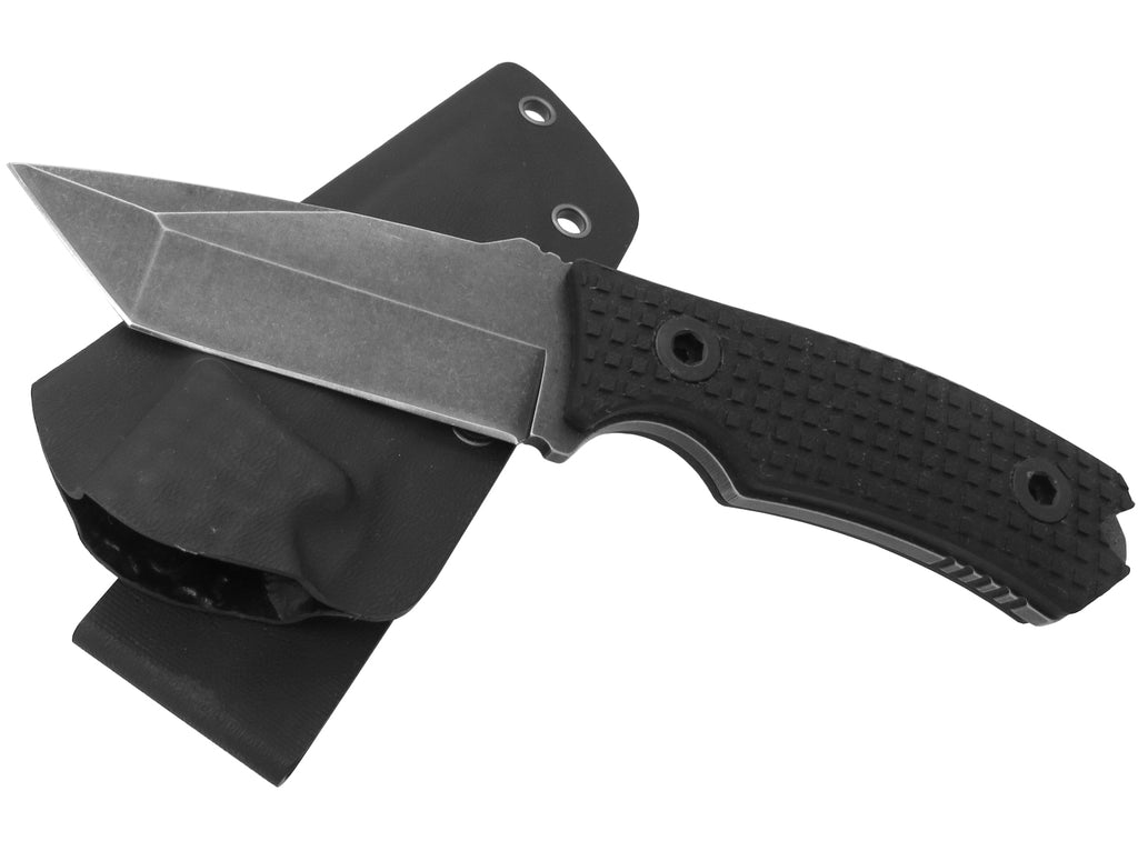 Tanto Full Tang Field Knife G10 Handles, Fitted Kydex Sheath