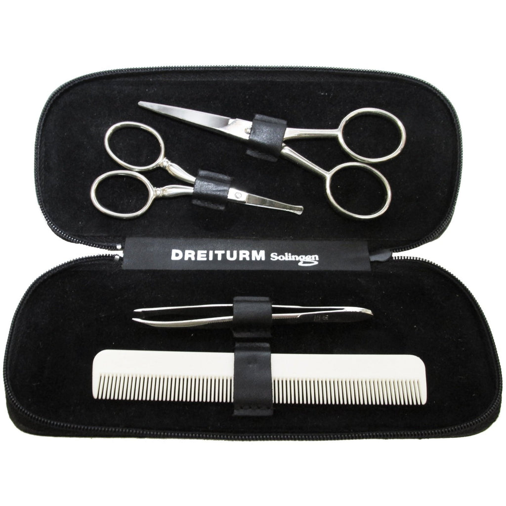 Colonel Conk Dreiturm Men's Manicure Tool Kit Set Piece Case
