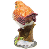 Robin Jeweled Trinket Box SWAROVSKI Crystals