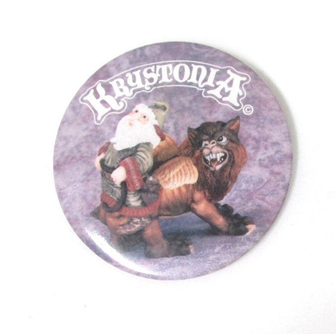 Krystonia Pin-back Button