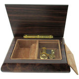 Italian Music Box, ", Matte Elm, Arabesque Wood Inlay