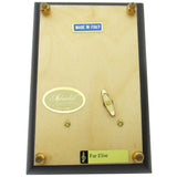 Italian Music Box, ", Black, Matte Finish