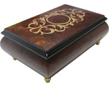 Italian Music Box, ", Arabesque Inlay, Matte Elm