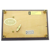 Italian Music Box, ", Floral Inlay, Plum