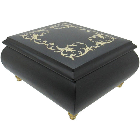 Italian Music Box, ", Black Arabesque Inlay
