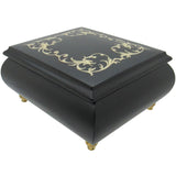 Italian Music Box, ", Black Arabesque Inlay