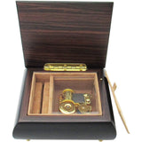 Italian Music Box, ", Black Arabesque Inlay