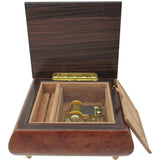 Italian Music Box, ", Elm Wood Arabesque Inlay