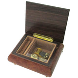 Italian Music Box, ", Elm Wood Arabesque Inlay