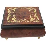 Italian Music Box, ", Elm Wood Arabesque Inlay