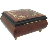 Italian Music Box, ", Elm Wood Arabesque Inlay