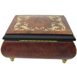 Italian Music Box, ", Elm Wood Arabesque Inlay