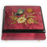 Italian Music Box, ", Floral Butterfly Inlay, Bolero