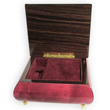 Italian Music Box, ", Floral Butterfly Inlay, Bolero