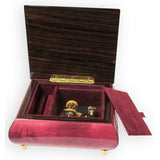 Italian Music Box, ", Floral Butterfly Inlay, Bolero